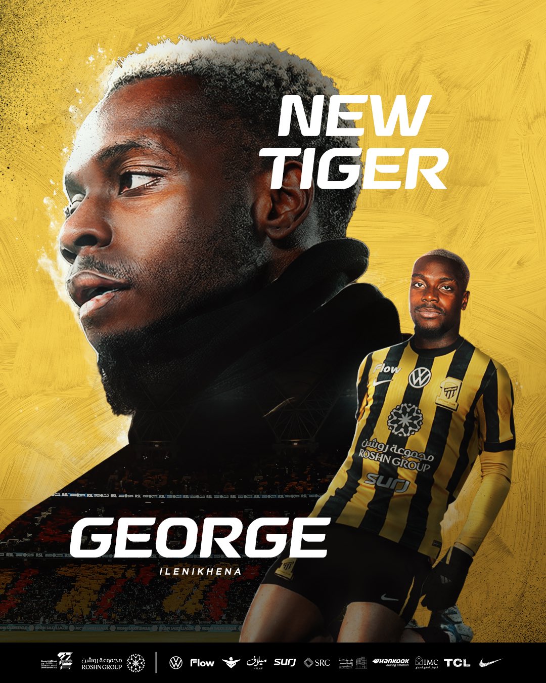 Youngest Nigerian-born player to score in Uefa Champions League swaps Monaco for Al-Ittihad